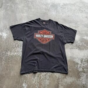 Vintage Harley Davidson St. Louis double sided big logo graphic tee shirt